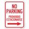 Signmission No Parking Prohibido Estacionarse With Left Arrow Rust Proof Parking, A-1824-23596 A-1824-23596 - alternate 1
